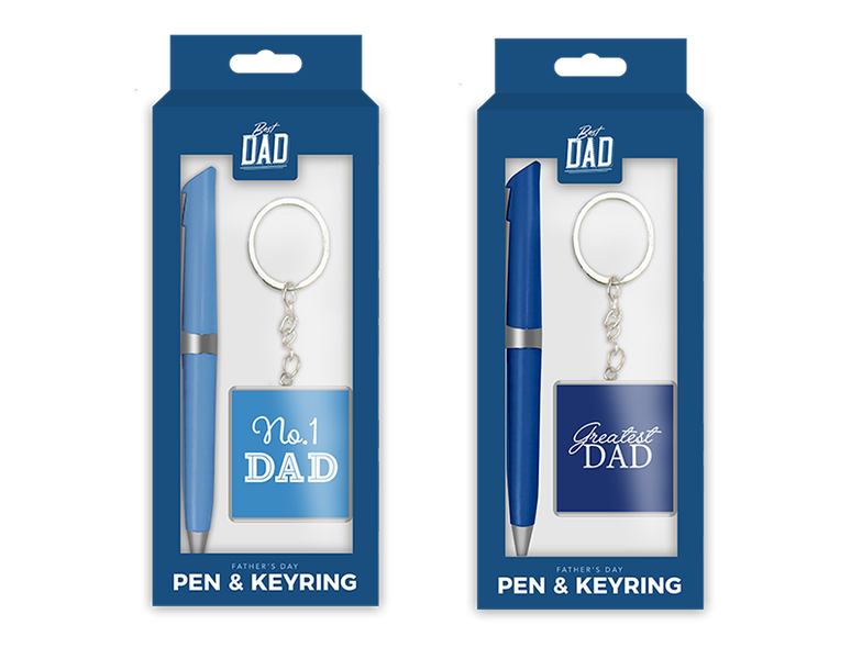 Fathers Day Pen & Keychain Gift Set