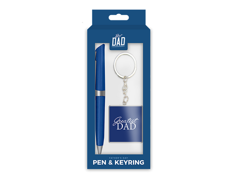 Fathers Day Pen & Keychain Gift Set