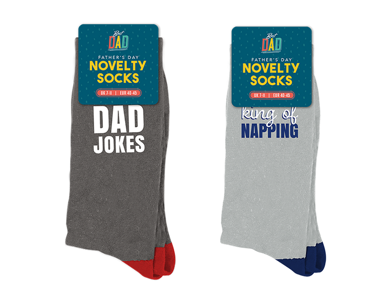 Fathers Day Novelty Socks