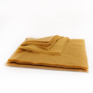 (50 x 50 cm) Spider Wrap Gold Glitter Pack 200