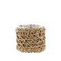 Round Natural Seagrass Basket-W/Liner - Small - H12.5 x D12cm