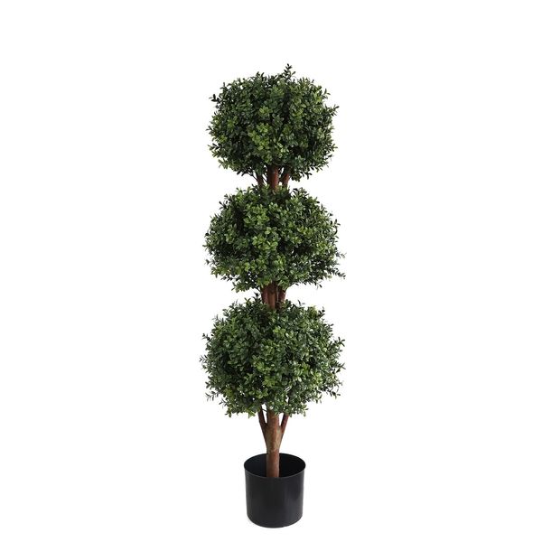 Boxwood Topiary Triple Ball U.V F.R - 145cm