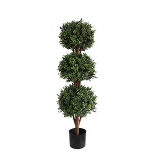 Boxwood Topiary Triple Ball U.V F.R - 145cm