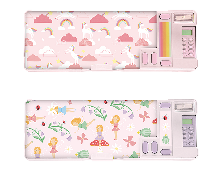 Girls Multifunctional Pencil Case (Assorted)