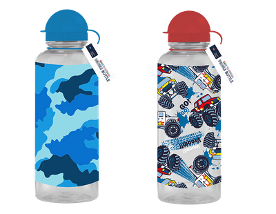 Boys Printed Drinks Bottle (600ml)