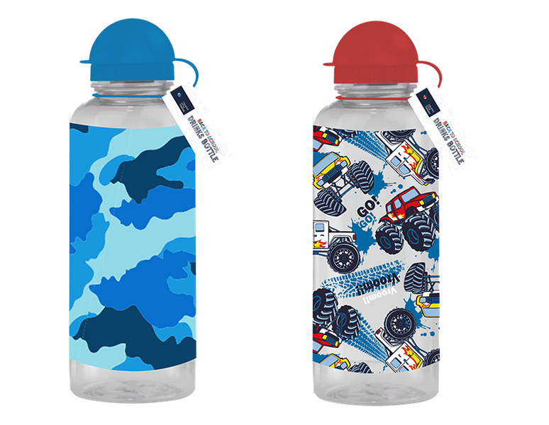 Boys Printed Drinks Bottle (600ml)