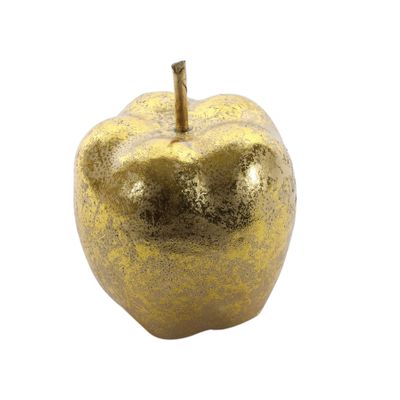 Metallic Apple Hanging Decoration - Gold