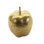 Metallic Apple Hanging Decoration - Gold