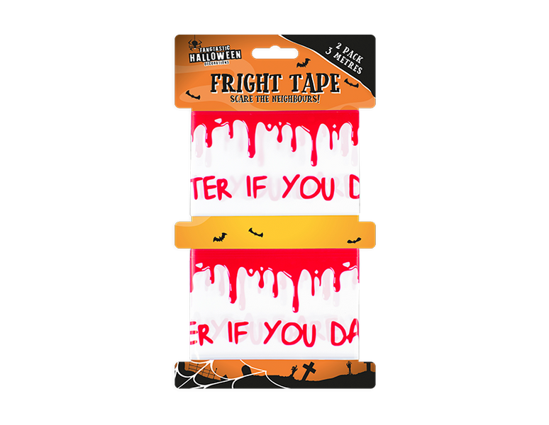  Halloween Fright Tape (Assorted)