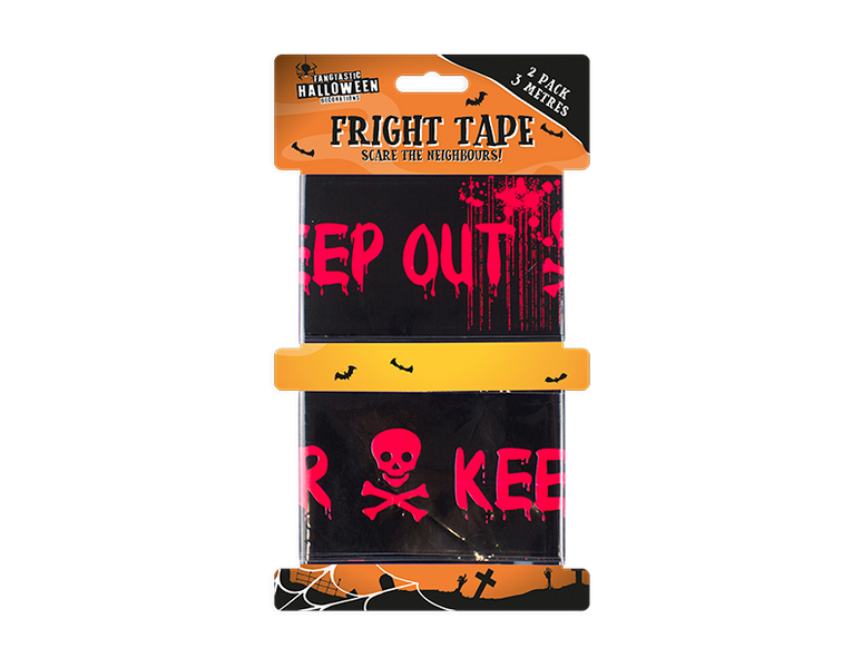  Halloween Fright Tape (Assorted)