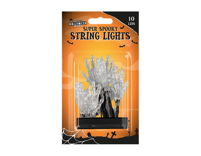 Spooky Novelty 10 LED String Lights (Assorted)