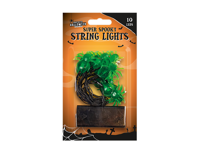 Spooky Novelty 10 LED String Lights (Assorted)