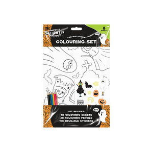 Halloween Colouring Set