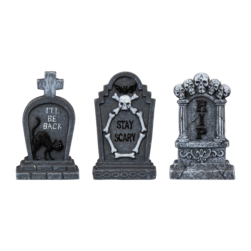 Halloween Cement Graveyard Decoration (14cm)