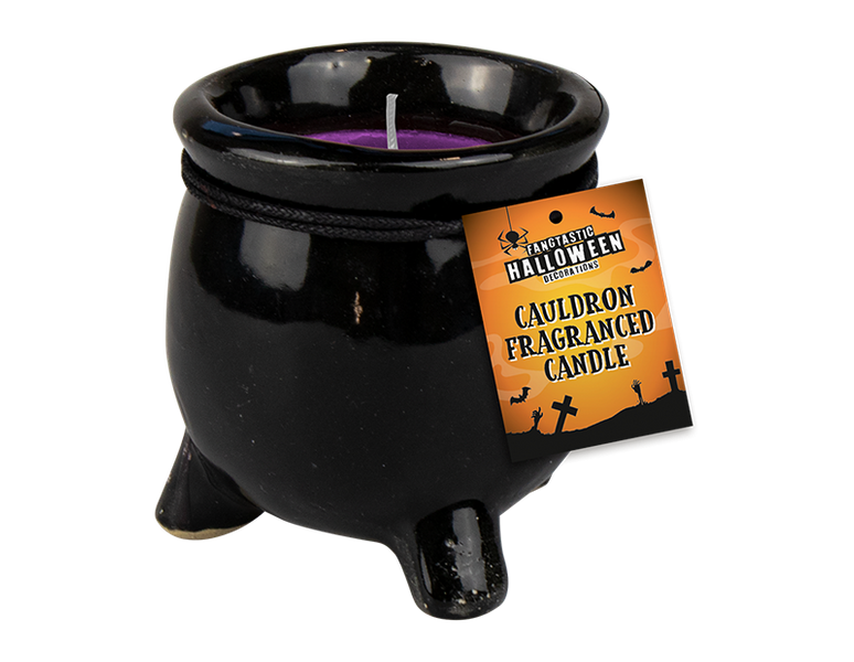 Halloween Cauldron Fragranced Candle (Assorted)