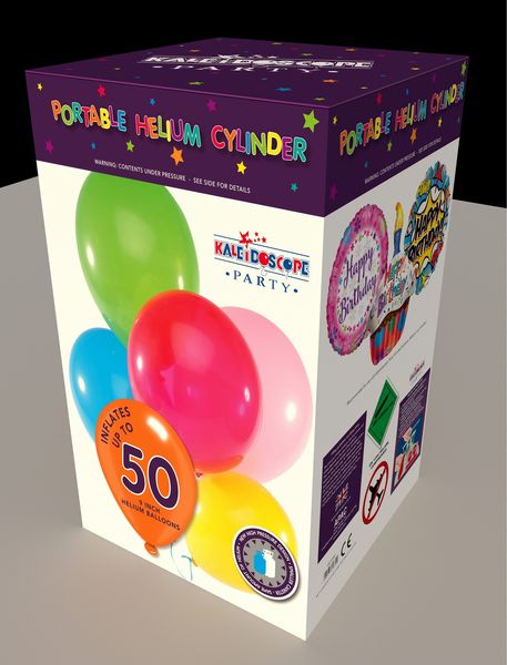 Disposable Helium Large (fills 50 x 9 inch balloons)