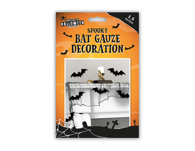 Spooky Bat Gauze Decoration