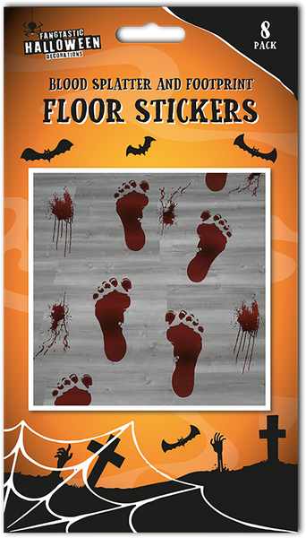 Halloween Footprint Floor Stickers