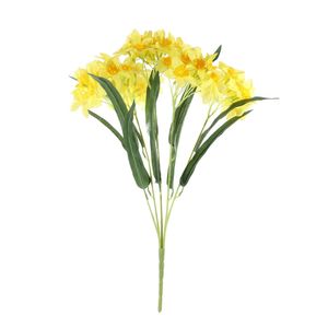 Essential Narcissus Bush with Leaves - Yellow