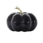 Crackled Finish Pumpkin - Black / Purple - 15cm x 20cm