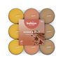 Bolsius Fragrance Multi Colour Tealights  - Flatpack 18 - Sugar & Spice