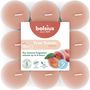 Bolsius -  True Scents Clear Cup Tealights  - 6Hr - Peach - 18Pk