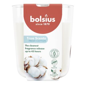 Bolsius - True Scents Fragrance  Large Candle Glass - H9.7 x 8.5cm - Fresh Cotto