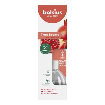 Bolsius - True Scents  Fragrance Diffuser - 60ml - Pommegranate