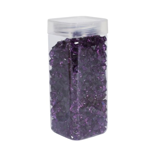 Acrylic Stone - Small - Purple - Square Jar -320gr