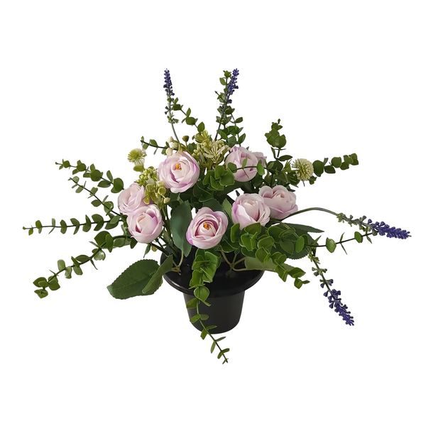 Essential Country Style Remembrance Grave Pot - Lilac