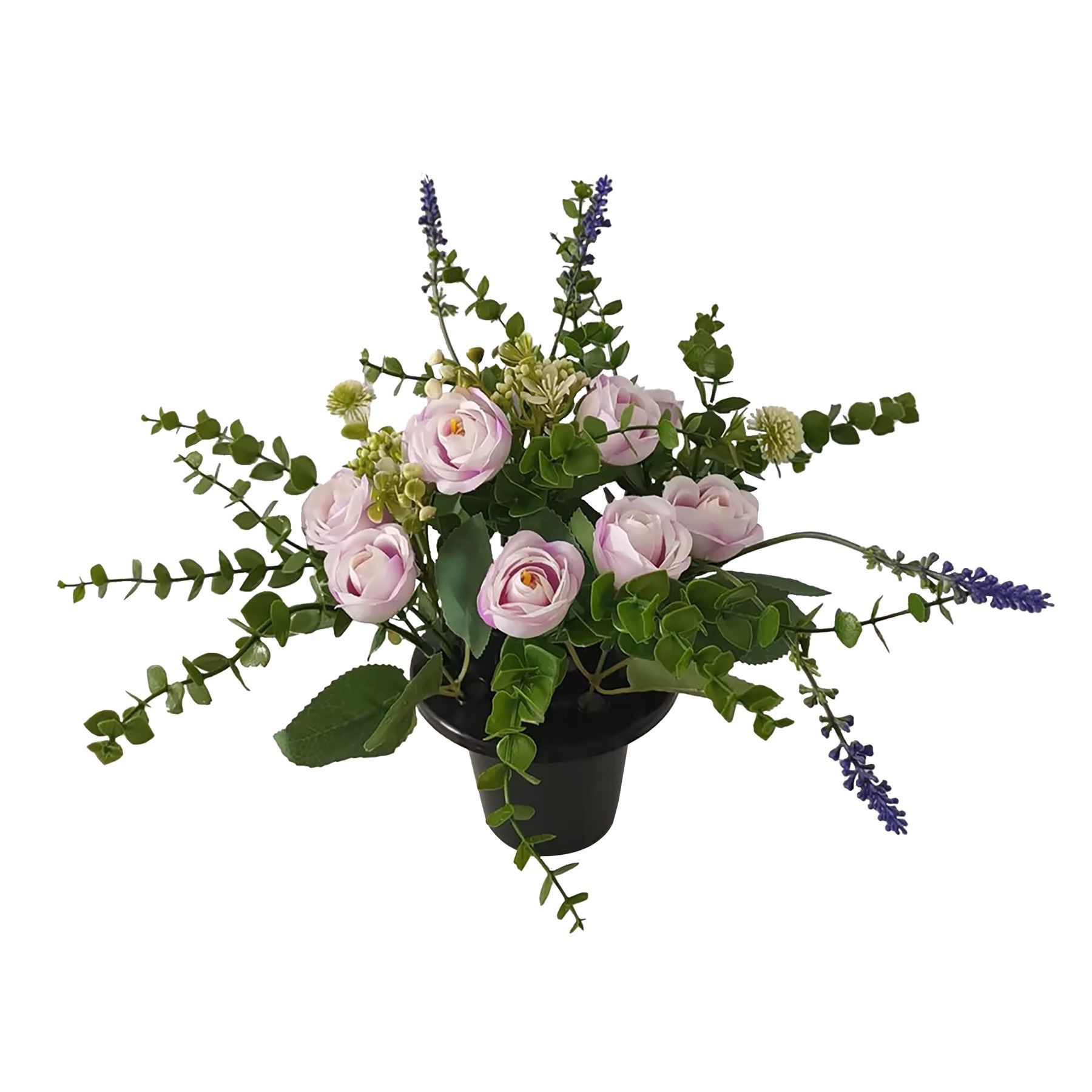 Essential Country Style Remembrance Grave Pot - Lilac
