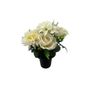 Essential Garden Mix Remembrance Grave Pot - White