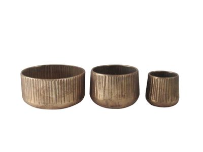 Creation Set of Planters x 3 