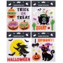 Halloween Pumpkin Window Gel Stickers (Assorted)