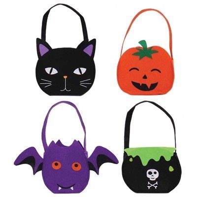 Halloween Felt Character Shaped Treat Bag (Assorted)