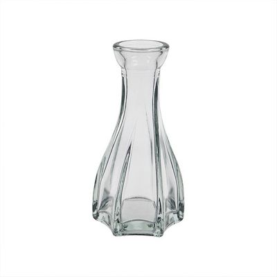 Catalina Twisted Bud Vase - Clear - 13cm