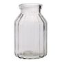 Matilda Fluted Jar - Clear - 11 x H16.5cm