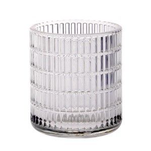 Nancy Tea Light Holder - Clear - 8 x H9cm  