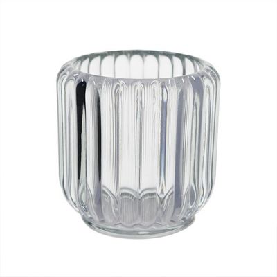 Maeve Tea Light Holder - Clear - 8.5 x  8.5cm  