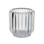 Maeve Tea Light Holder - Clear - 8.5 x  8.5cm  