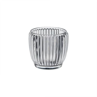 Beatrice Tea Light Holder - Clear - 7.5 x 7.2cm  