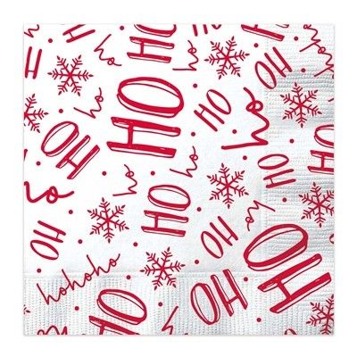 Ho Ho Ho Christmas Paper Napkins