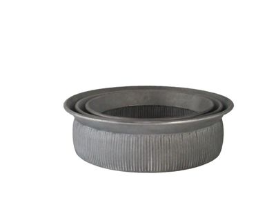 Creation Legacy Zinc Planters x 3 