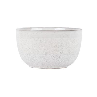 Hortus Home Bordeaux Stoneware Pot  - White - Dia 25 x H14.5cm