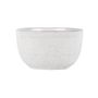 Hortus Home Bordeaux Stoneware Pot  - White - Dia 25 x H14.5cm