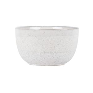 Hortus Home Bordeaux Stoneware Pot  - White - Dia 25 x H14.5cm