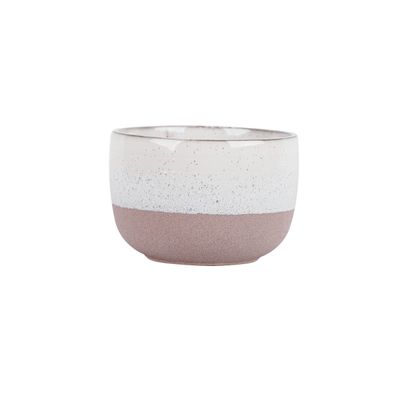 Hortus Home Bordeaux Stoneware Pot  - Pink - Dia 17.5 x H12cm