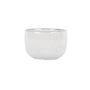 Hortus Home Bordeaux Stoneware Pot  - White - Dia 17.5 x H12cm