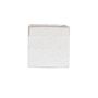 Hortus Home Bordeaux Stoneware Cube - White - W15 x H15.5cm