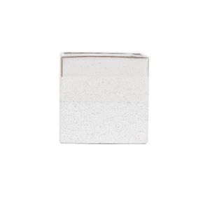 Hortus Home Bordeaux Stoneware Cube - White - W15 x H15.5cm